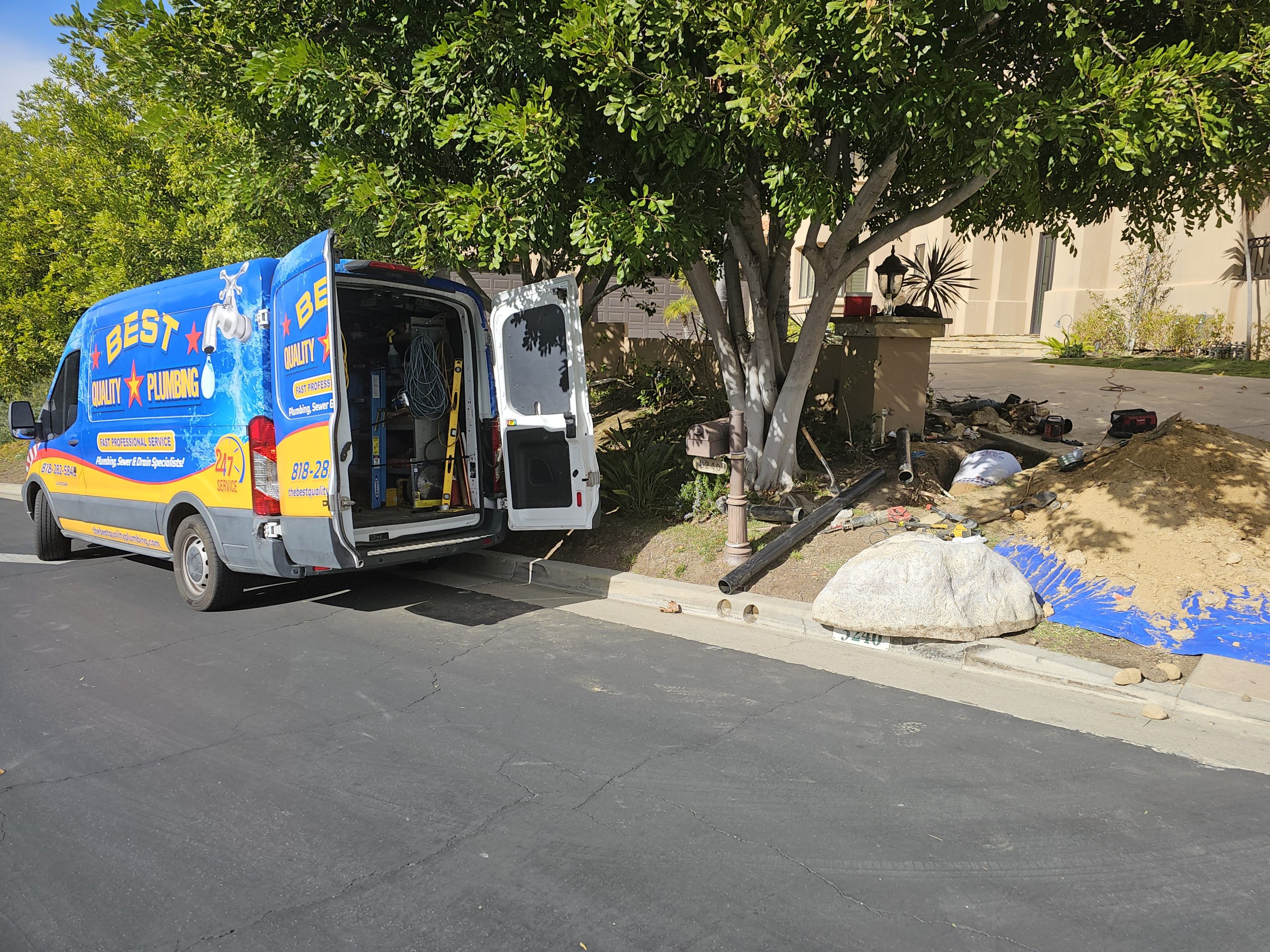 sewer line replacement northridge