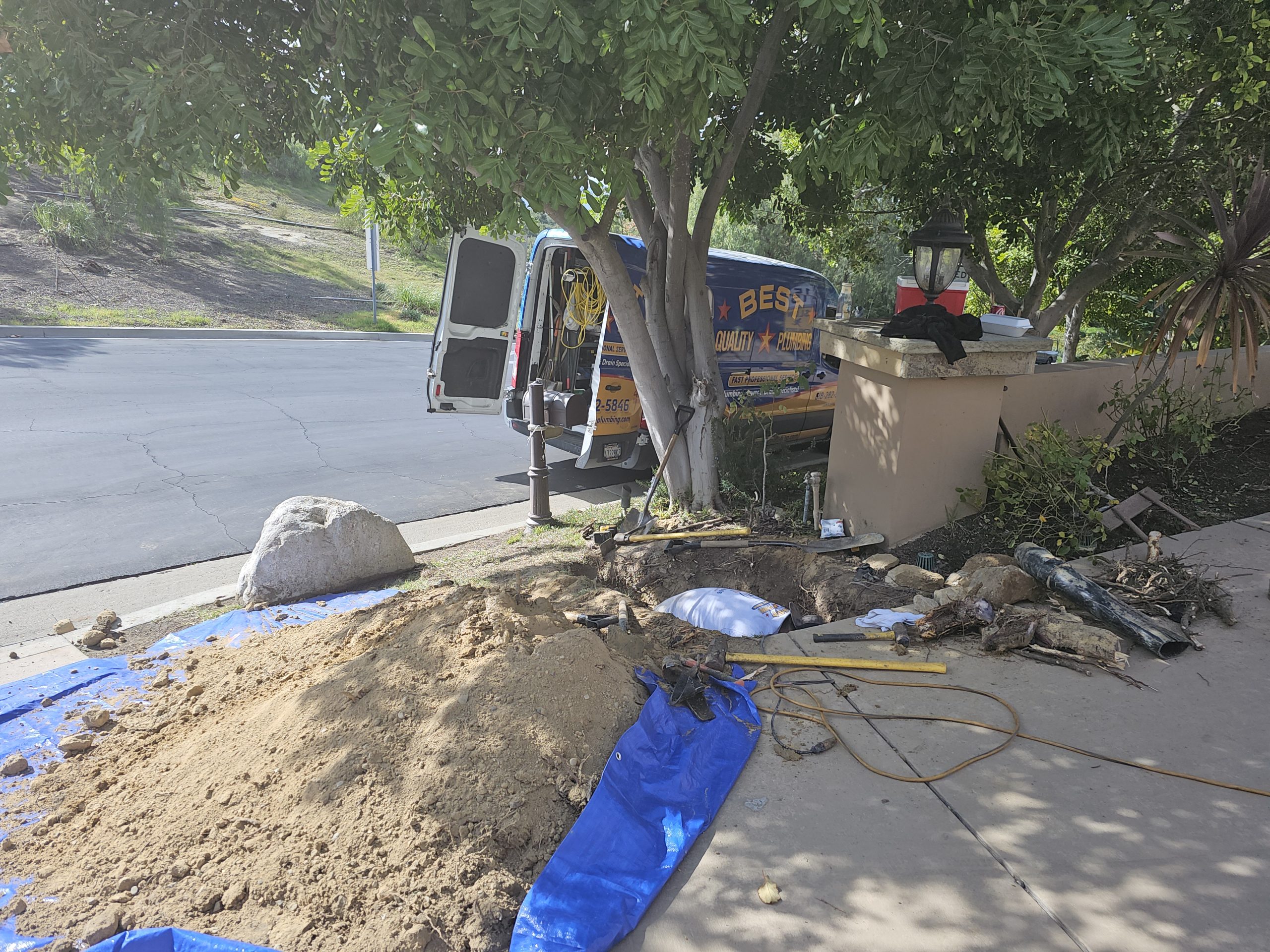 sewer line replacement woodland hills, CA