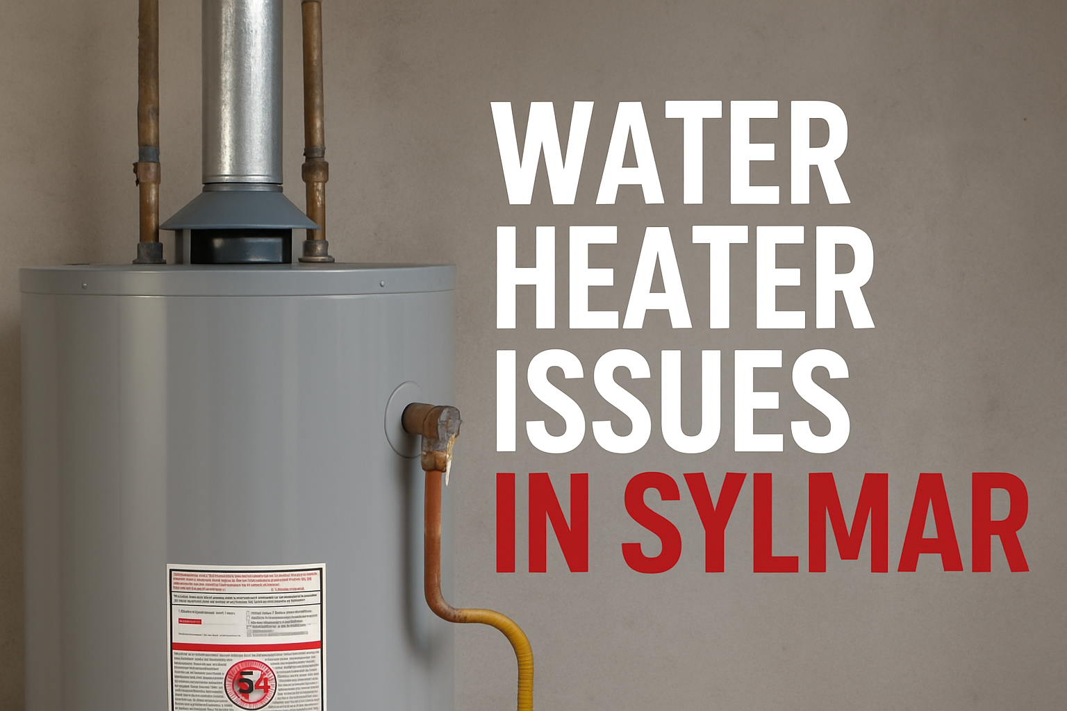 Water Heater Issues in Sylmar