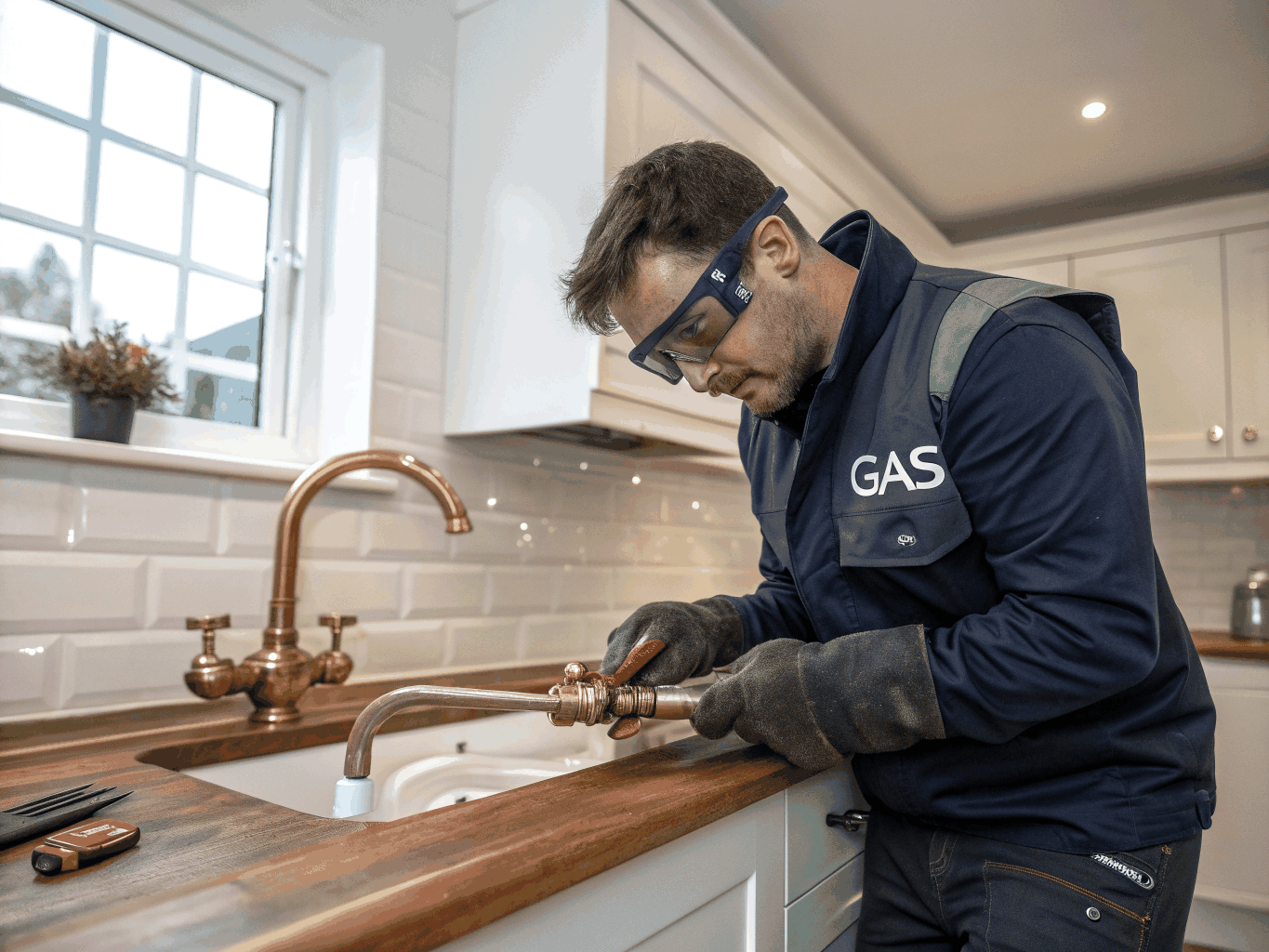 Professional Gas Line Services service